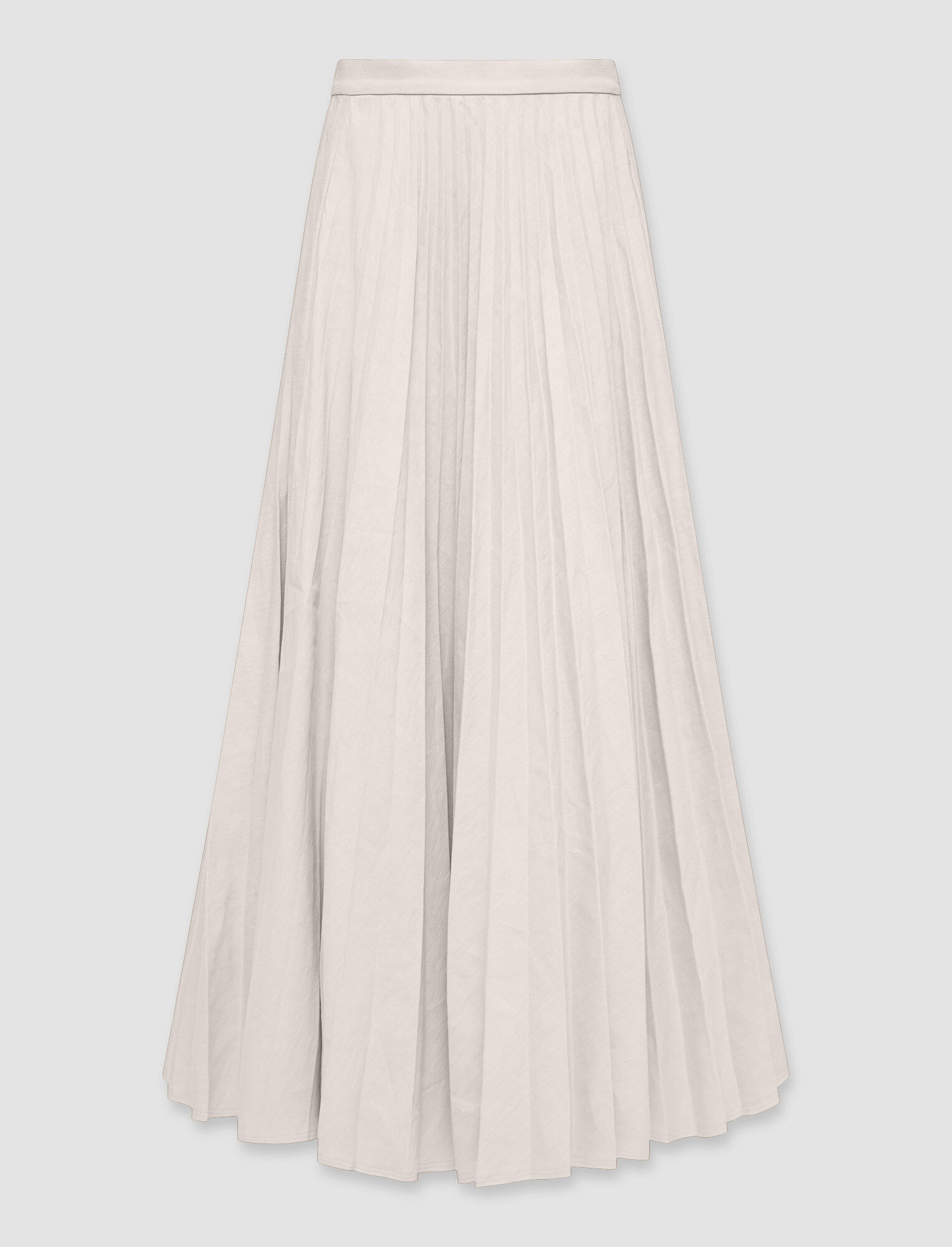 Joseph, Stretch Linen Cotton Siddons Skirt – Shorter Length, in Blush